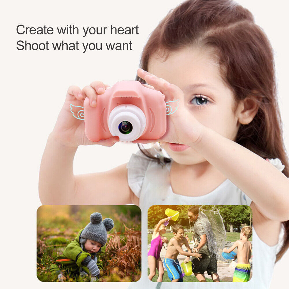 Appareil photo numérique compact pour enfants, rétro, capteur 13 mégapixels, vidéo Full HD 1920×1080, écran LCD IPS 2,0 pouces