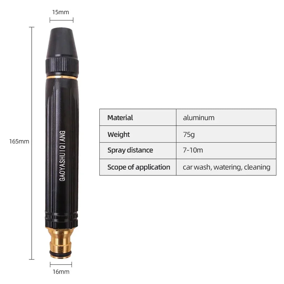 Pistolet d'arrosage haute pression pour tuyau