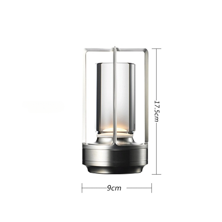 Lampe de table sans fil – Lampe de bureau étanche à intensité variable et rechargeable