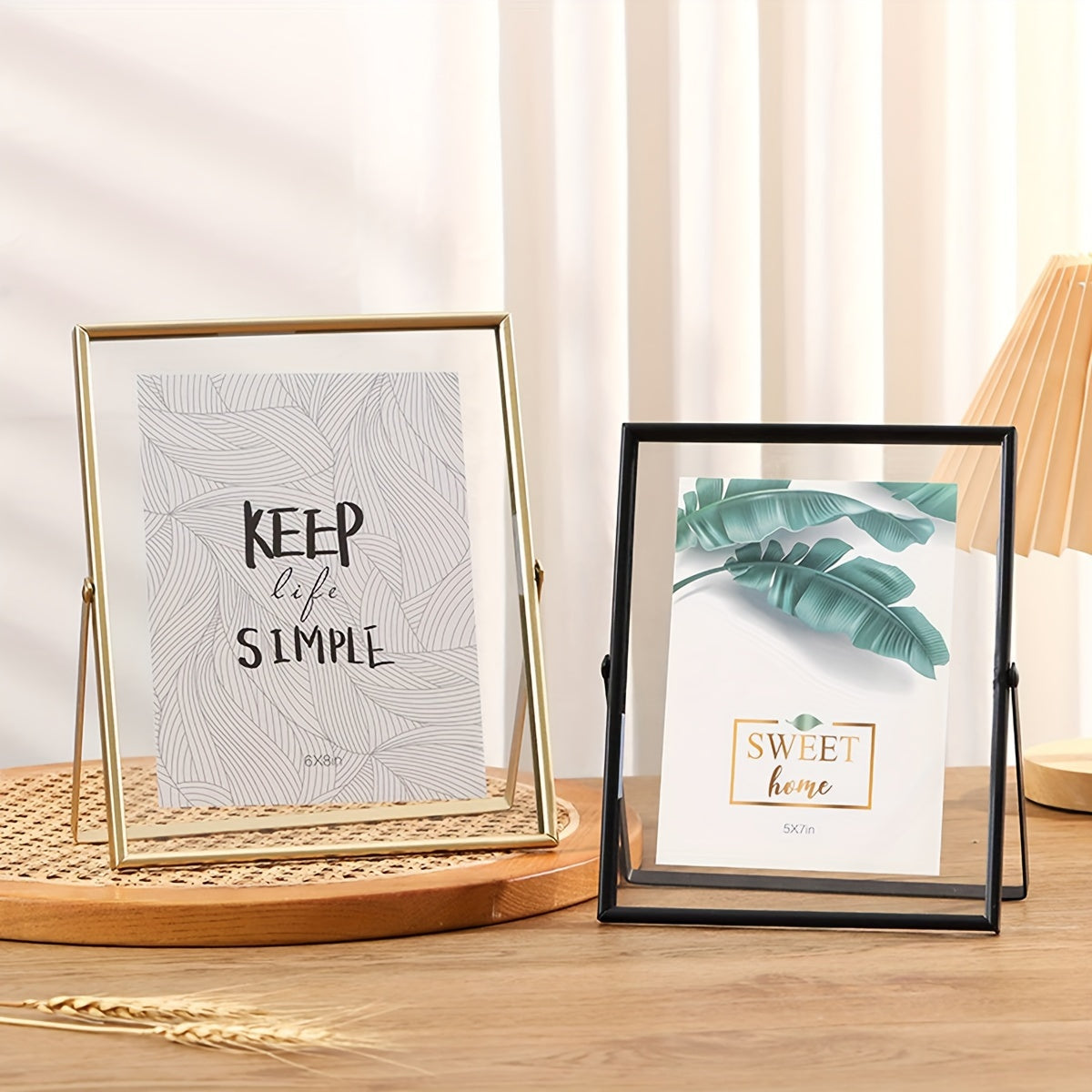 EleganceFrame – Cadre photo de luxe en métal pour la maison et le bureau | Élévateur à bol