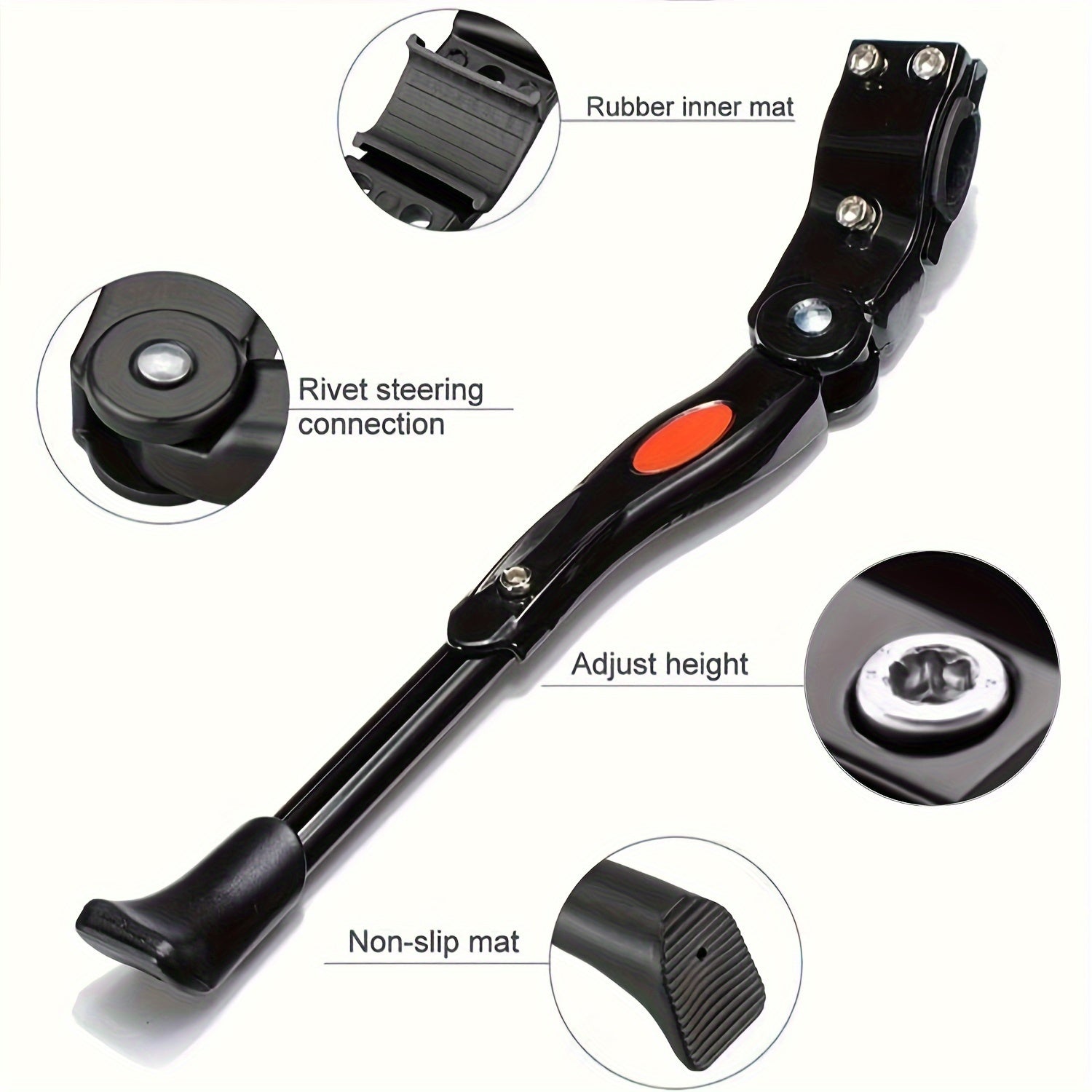 Béquille de Vélo Réglable – Support Latéral Robuste pour un Stationnement Stable