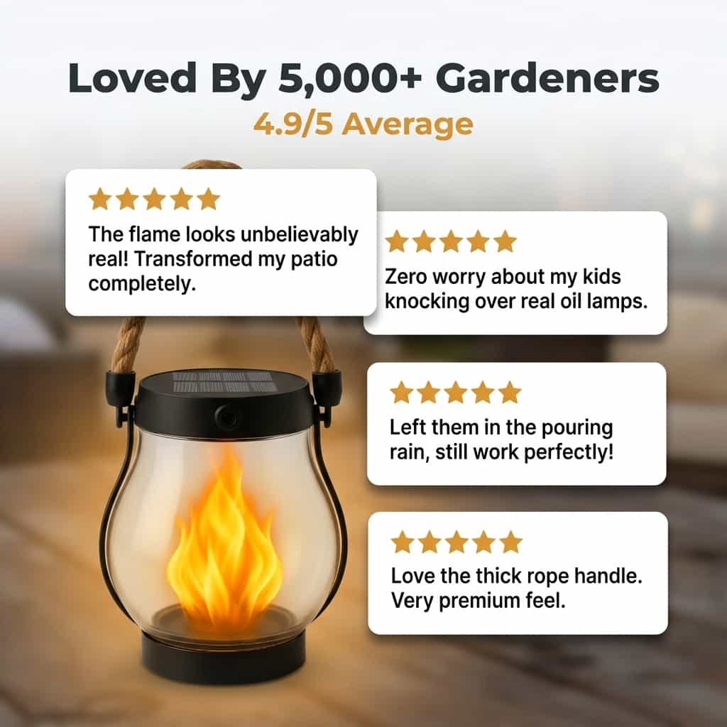 Lanterne Solaire EverFlame – Une Flamme Parfaite, Chaque Nuit