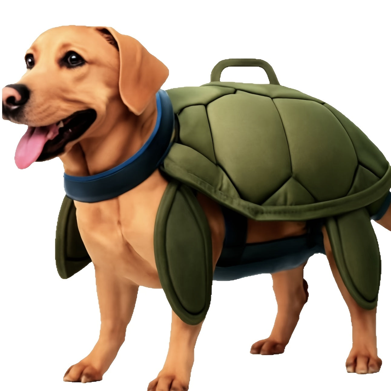 Gilet de sauvetage pour chien Tortue – pour une natation en sécurité et des activités nautiques
