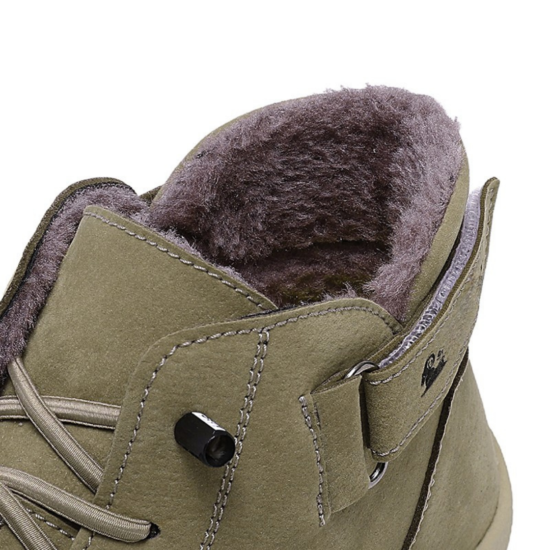 Alpaca™ ergonomique en cuir, imperméable & anti-douleur + Semelles Offertes