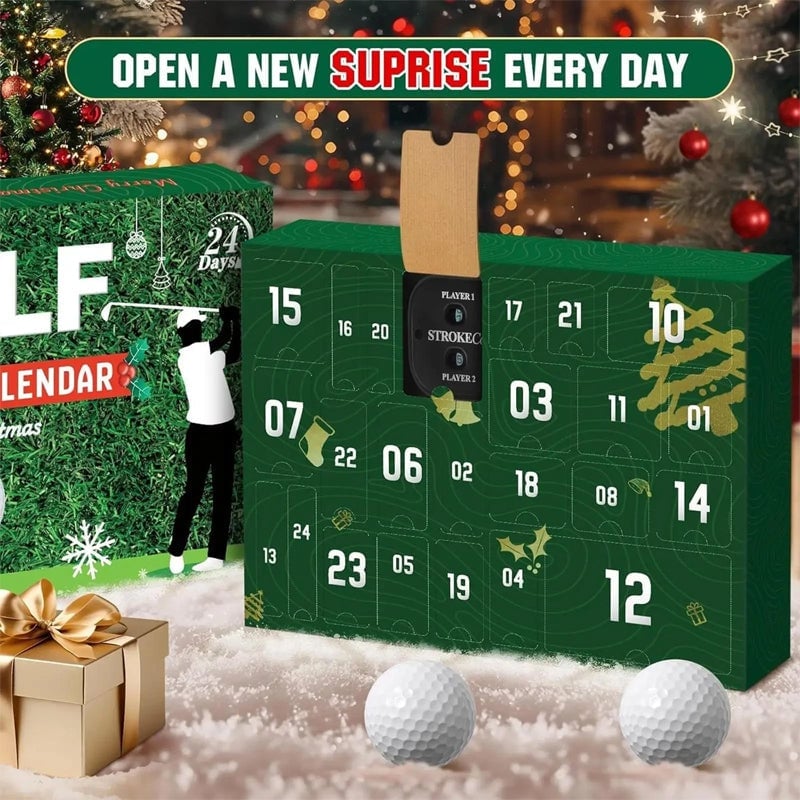 Calendrier de l'Avent Golf - Cadeau de Noël pour les golfeurs