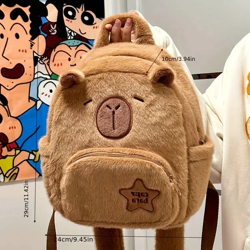 Sac à Dos Enfant Ours en Peluche – Cartable Doux et Mignon pour Maternelle