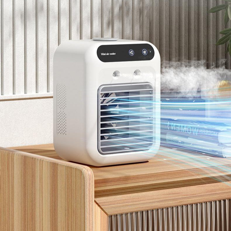 Mini climatiseur portable blanc
