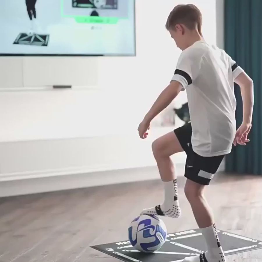Tapis d’Entraînement Football Pro + Programme Vidéo