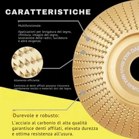 Disques pour Meuleuse d’Angle pour Bois – Couper, Façonner et Poncer (3 pièces)