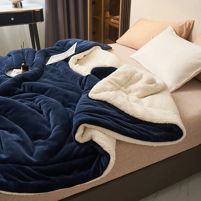 Plaid polaire flanelle chaud et moelleux