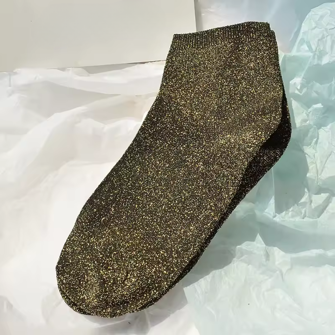 Chaussettes à Paillettes – Élégance, Confort et Style Japonais pour un Été Lumineux