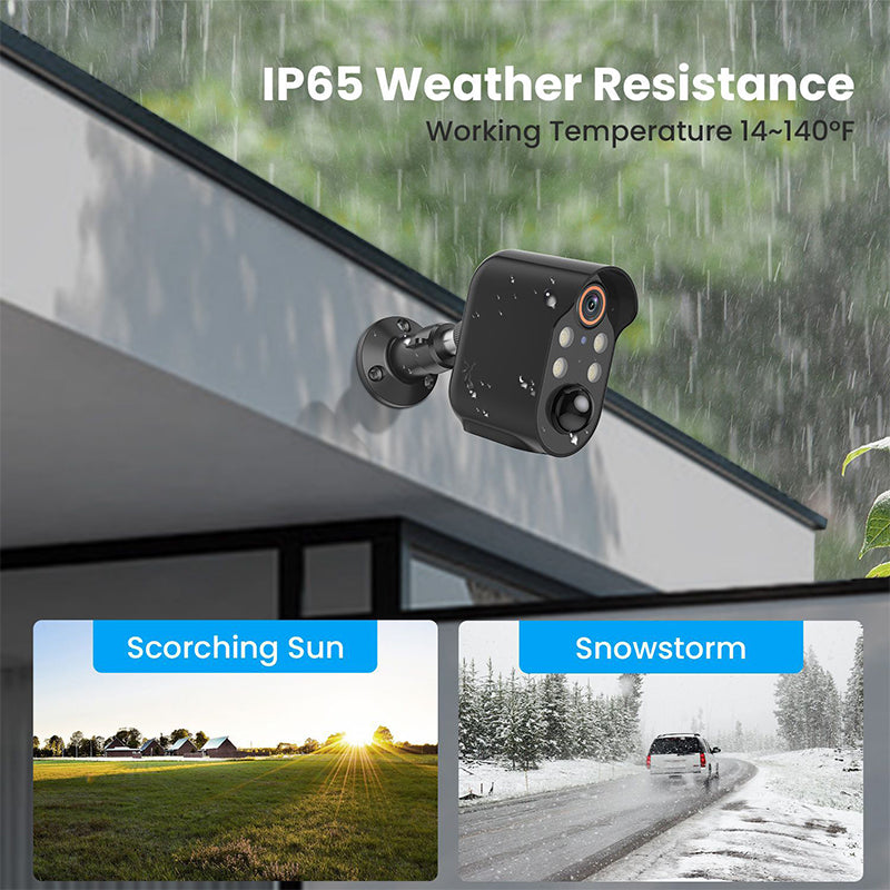 Sakerplus | Caméra de Surveillance Sans Fil 1080P