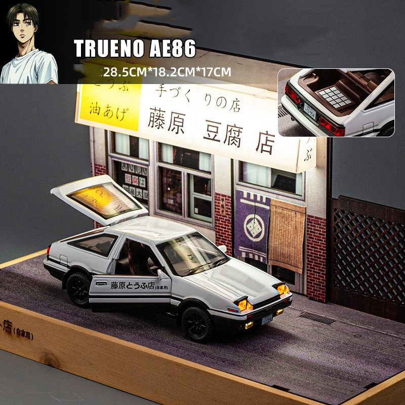 Voiture Jouet en Métal 1/28 Initial D AE86