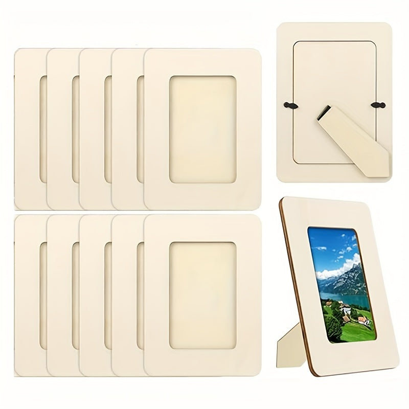 MemoryWood - Ensemble de cadres photo modernes en bois