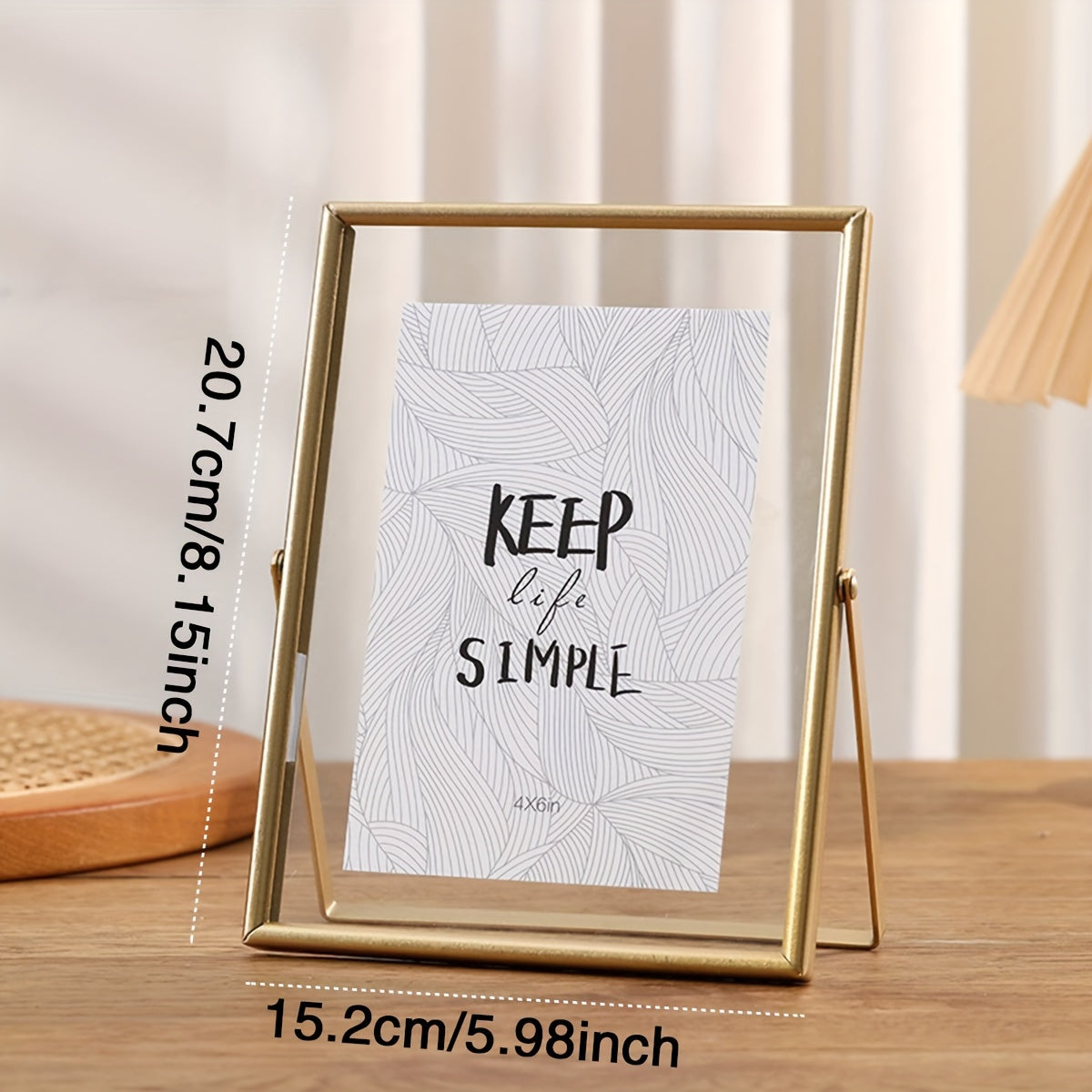 EleganceFrame – Cadre photo de luxe en métal pour la maison et le bureau | Élévateur à bol