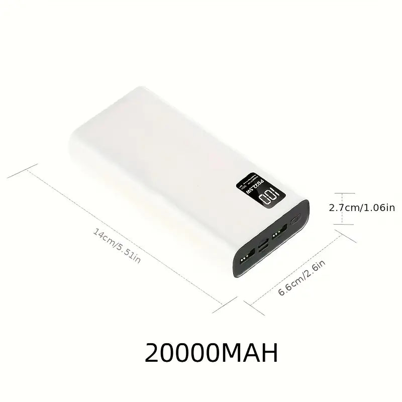Batterie externe puissante avec charge rapide et affichage numérique de la batterie