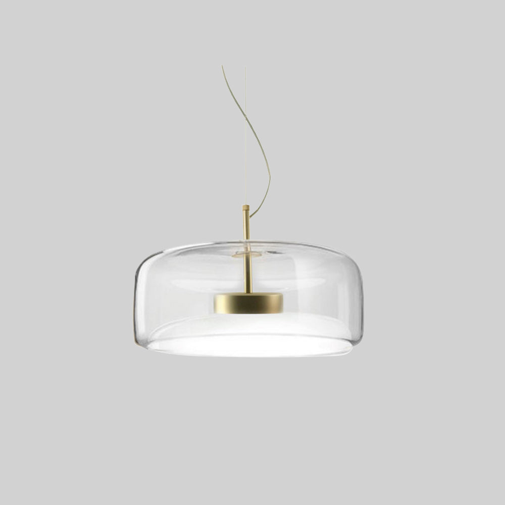 Lampe suspendue rétro Lunara avec une lueur ambrée confortable pour le salon