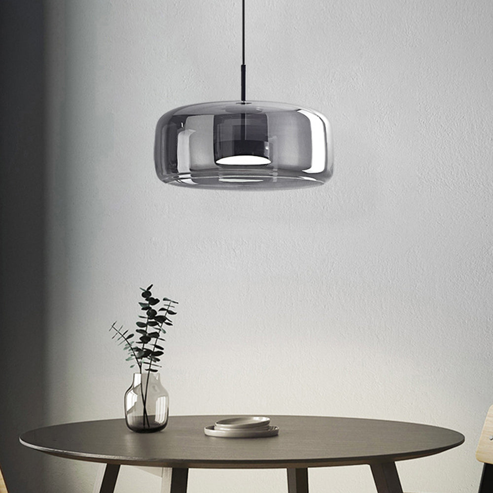 Lampe suspendue rétro Lunara avec une lueur ambrée confortable pour le salon
