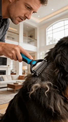 FurEase — Brosse Douce pour Toilettage des Animaux | 1+2 GRATUITES