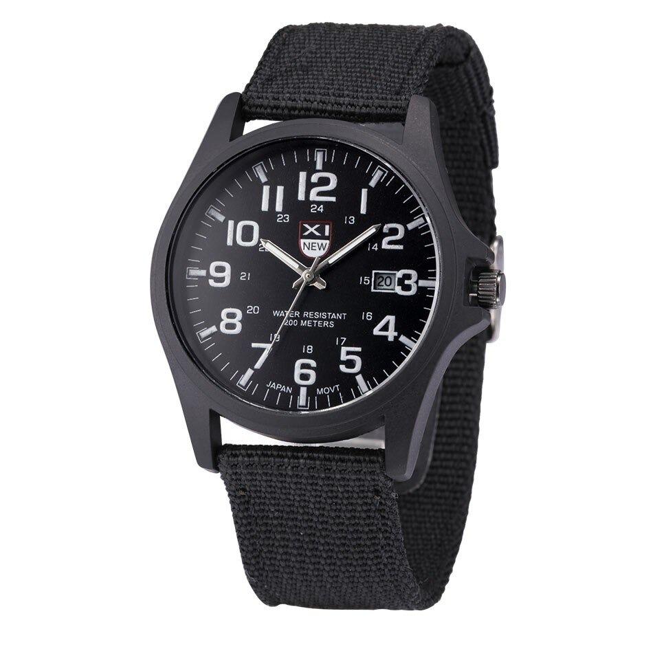 Montre tactique SummitForge TrailTime pour hommes, étanche et résistante aux chocs avec LED
