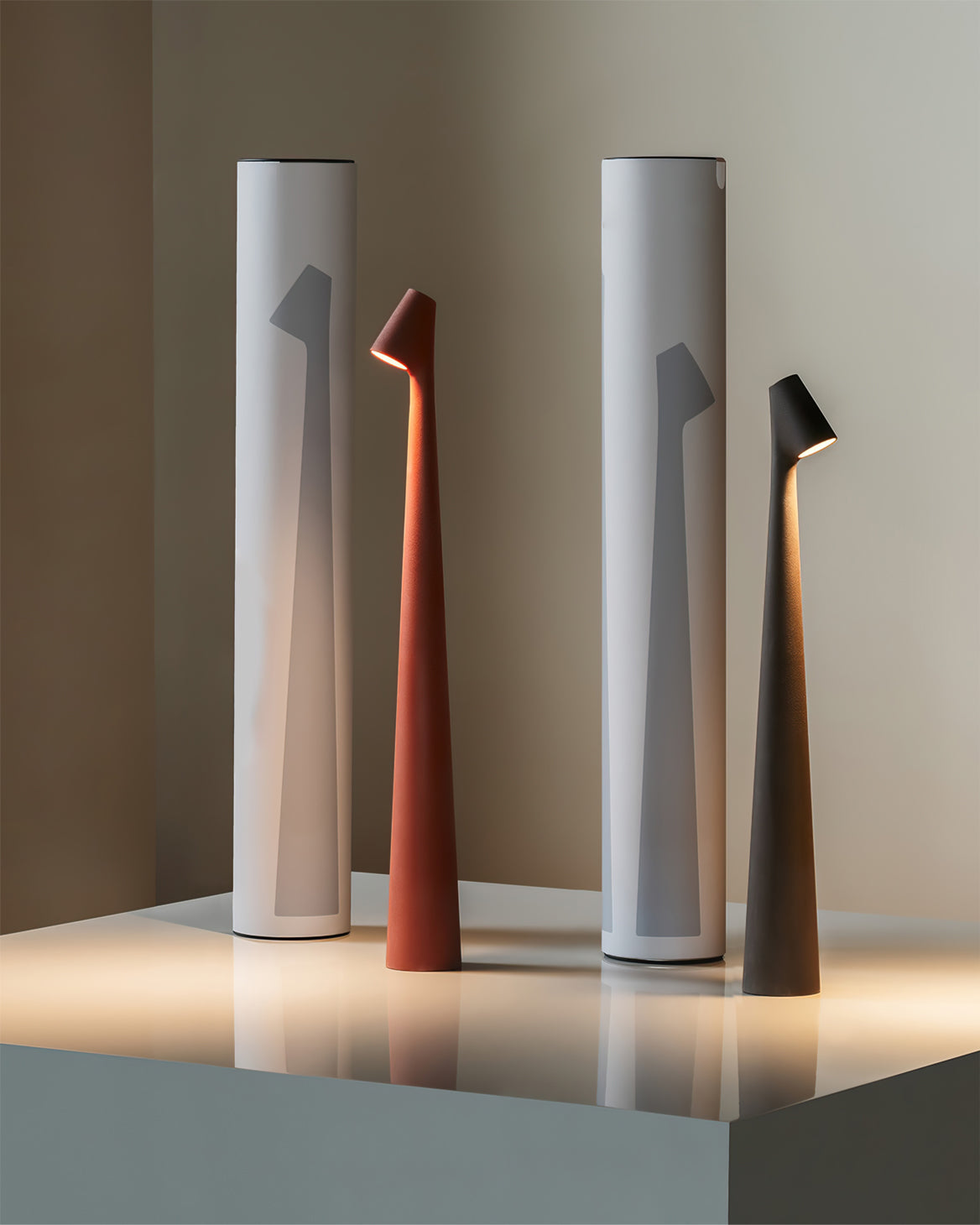 Lampe de bureau LED moderne | Conception rechargeable à commande tactile