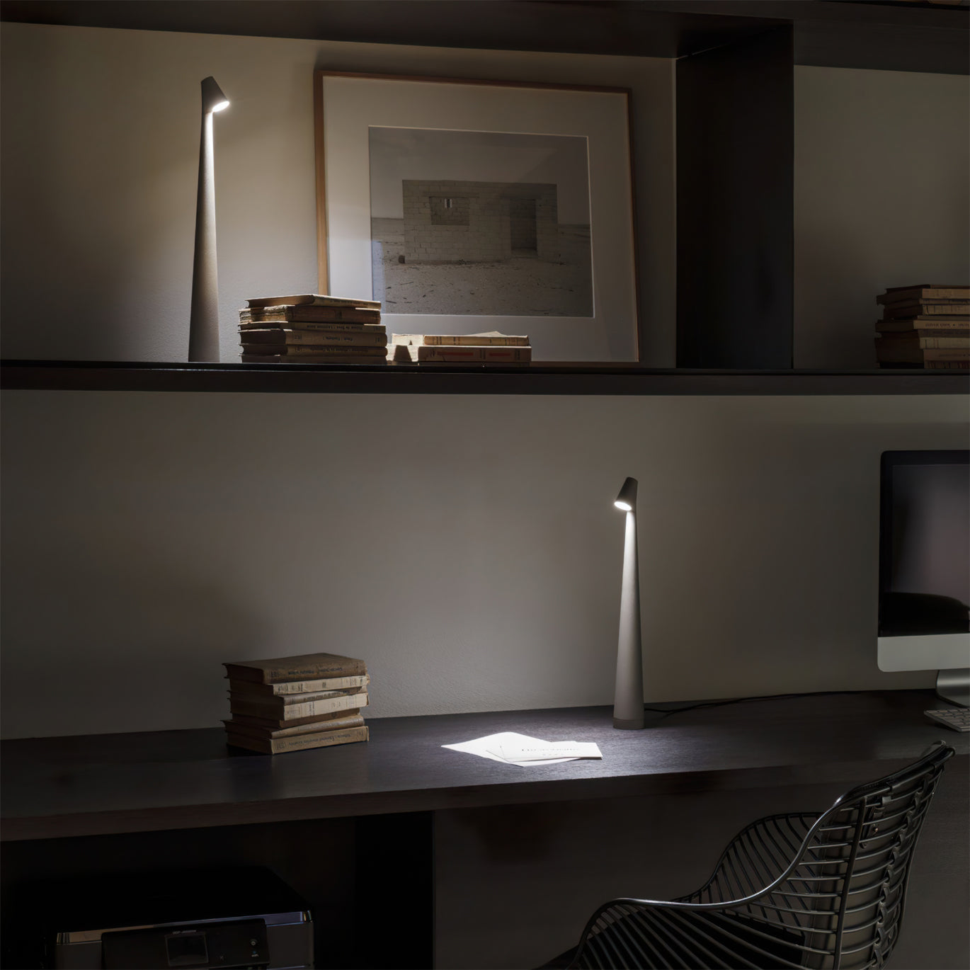 Lampe de bureau LED moderne | Conception rechargeable à commande tactile