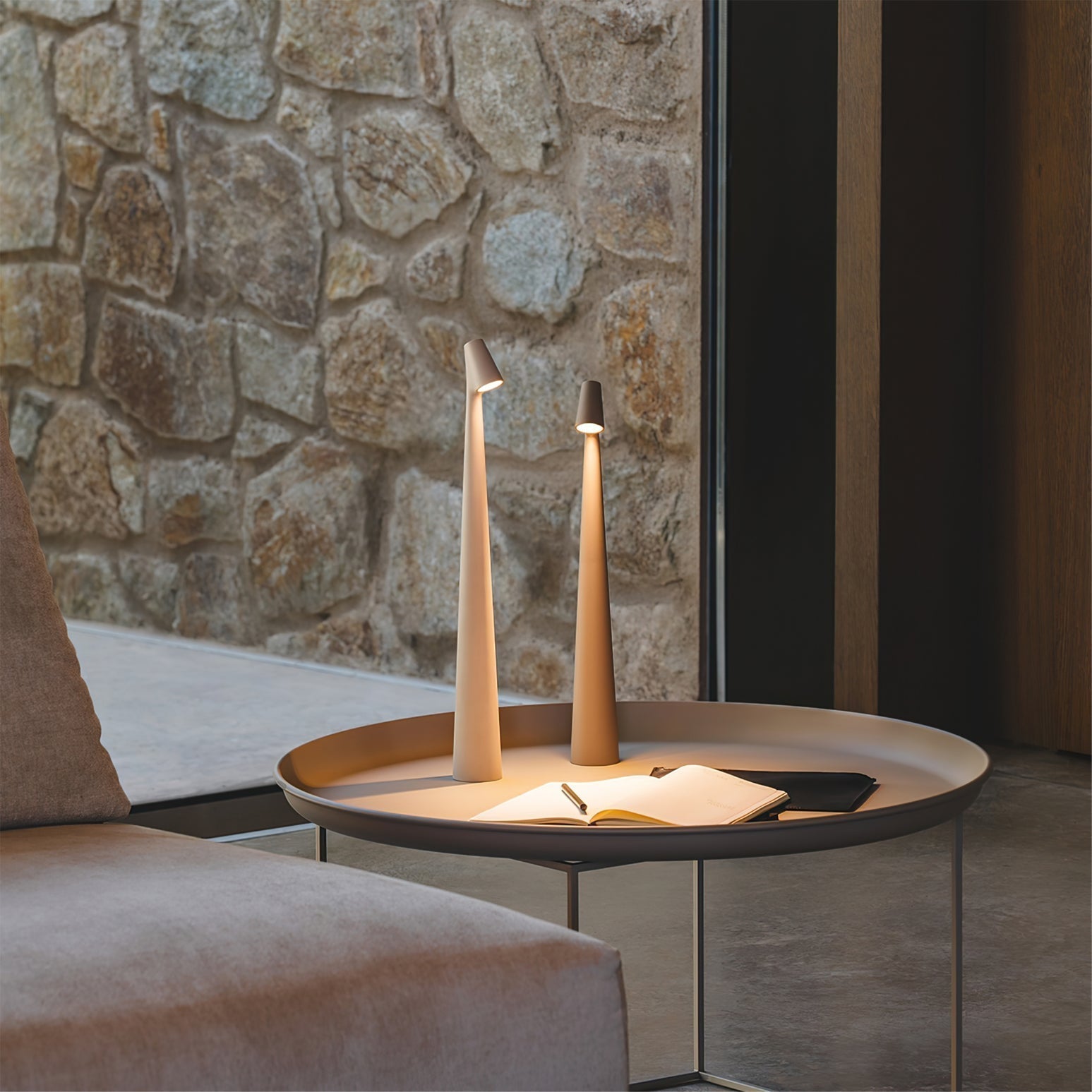 Lampe de bureau LED moderne | Conception rechargeable à commande tactile