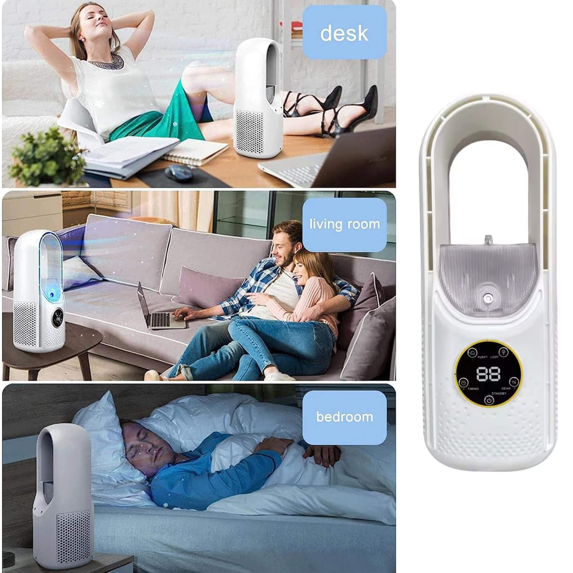 Climatiseur sans hélice avec USB