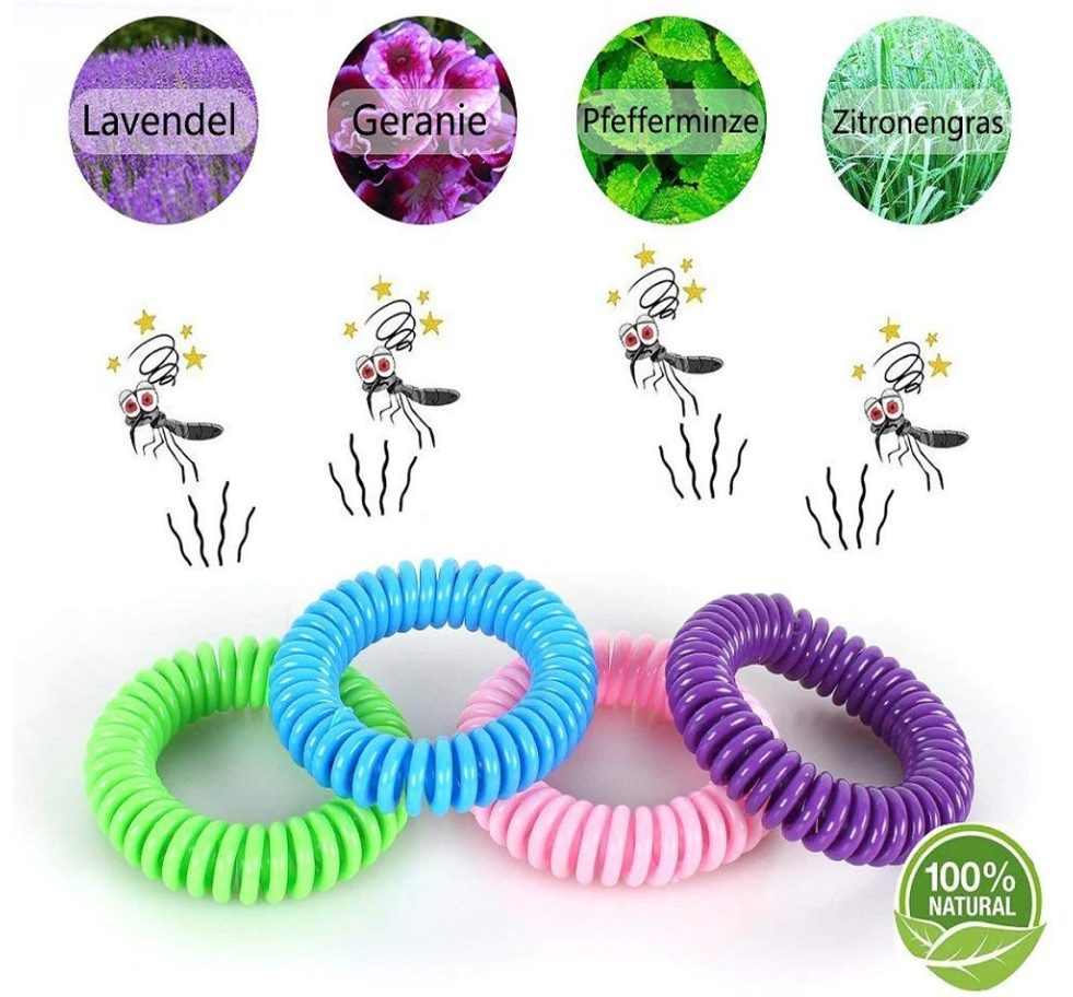 BowLift | 10 pièces | Bracelet anti-moustiques | Plus de piqûres de moustiques