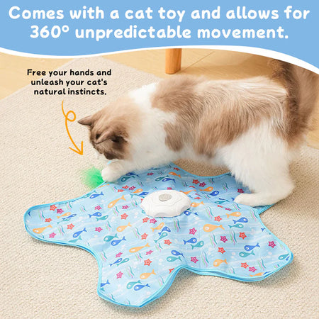 Jouet interactif automatique et auto-rechargeable pour chats