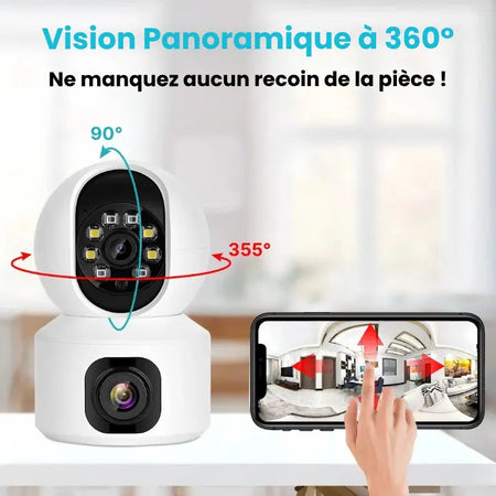 Narsago™ – Babyphone Connecté 360° Caméra 2K HD avec Vision Nocturne