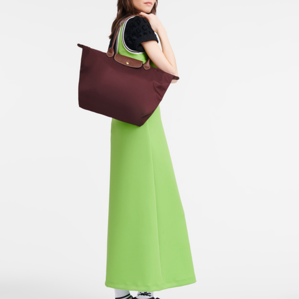 Longchanp | Sac Le Pliage – Sac à main en nylon et cuir, léger et pratique pour tous les jours
