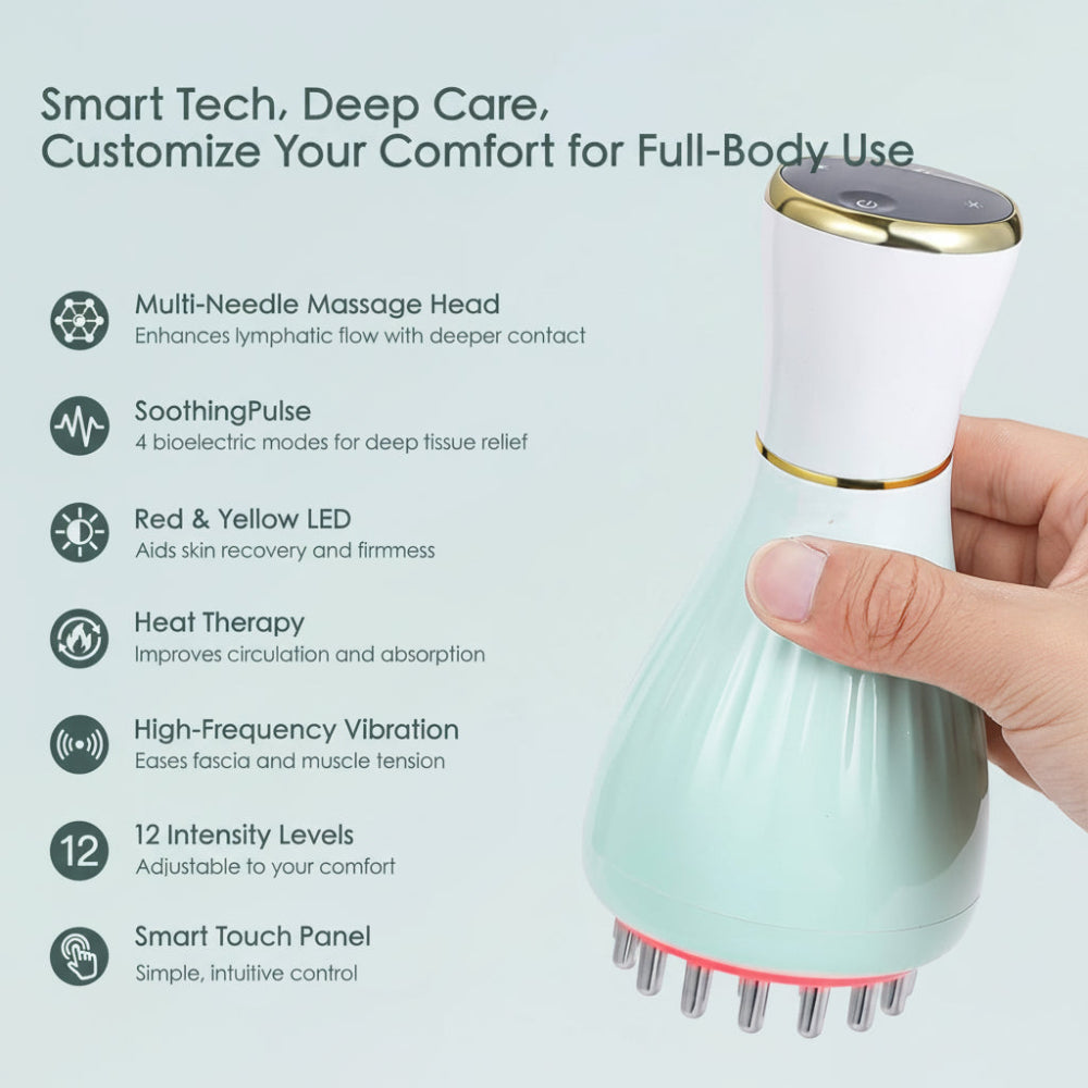 Massageur pour le corps pour une peau plus lisse et plus ferme, avec chaleur et vibration