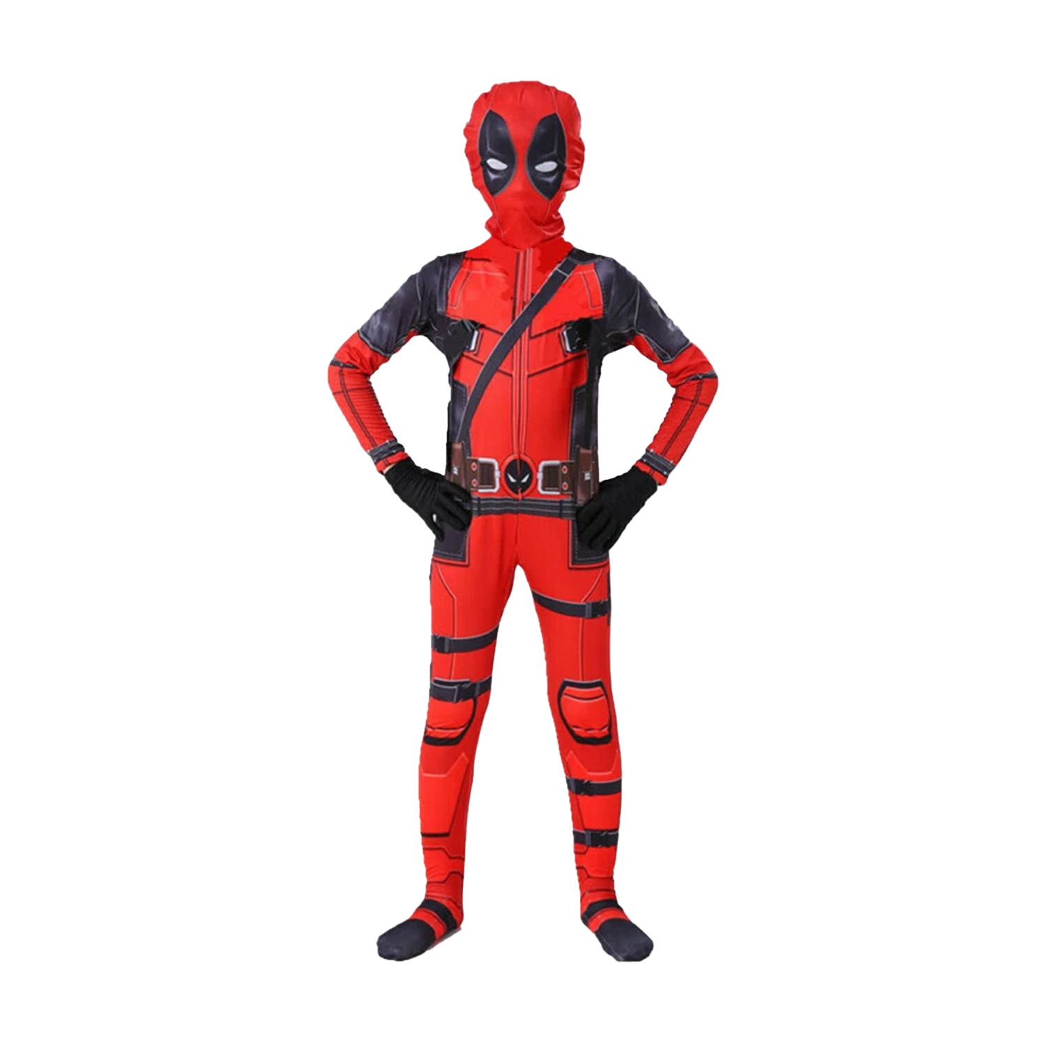 Déguisement Deadpool pour enfants – Combinaison de cosplay pour enfants – Déguisement pour la fête des enfants (inspiré par la série Marvel)