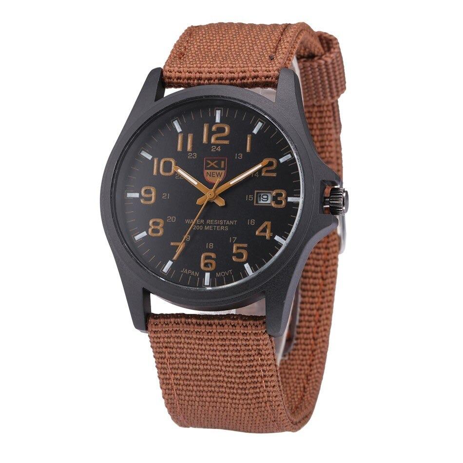 Montre tactique SummitForge TrailTime pour hommes, étanche et résistante aux chocs avec LED