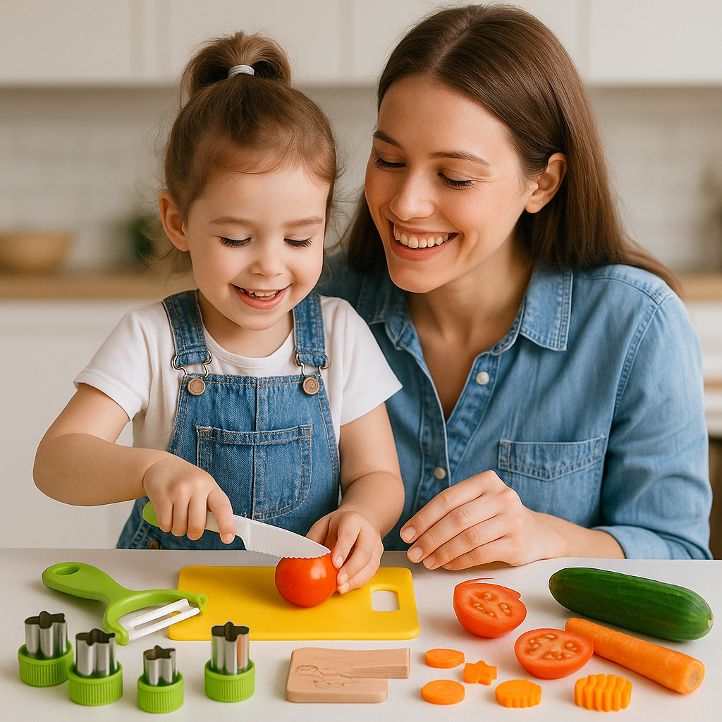 Set de Cuisine Sécurisé – pour Petits Chefs Gourmets