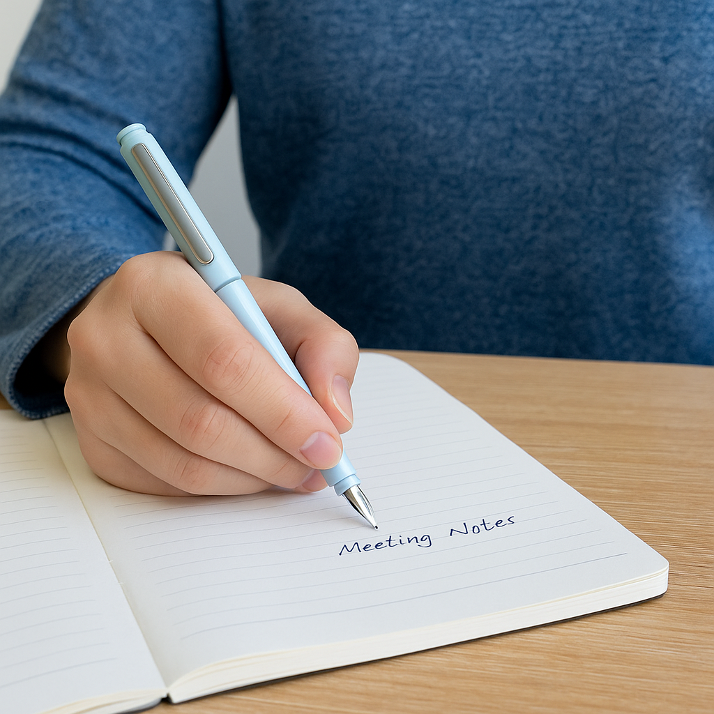 InkFlow™ – Stylo plume rétractable à écriture fluide