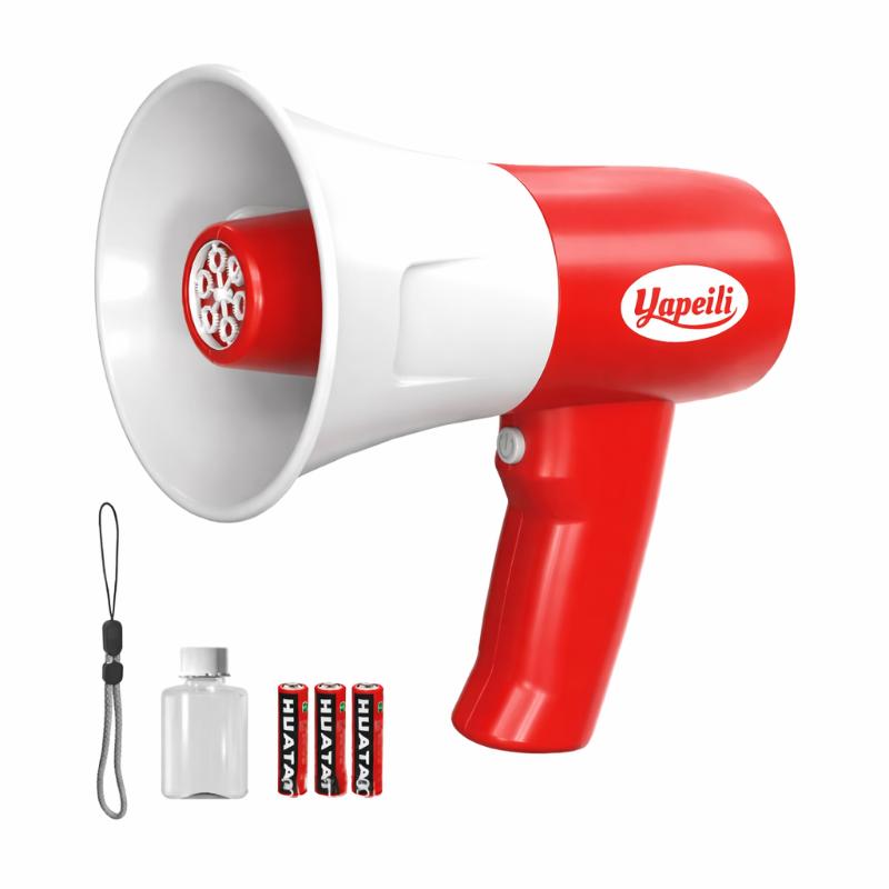 BubbleBeat Pistolet à Bulles Enfant avec Micro | Machine à Bulles Automatique, Jouet Musical, Extérieur Intérieur, Fun et Créatif