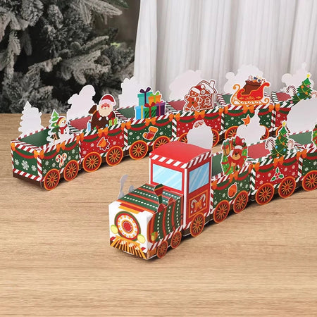 Calendrier de l’Avent du train de Noël | 24 boîtes festives avec des personnages de vacances