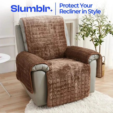 Housse de fauteuil inclinable ComfortGuard, microfibre lavable en machine, bords élastiques et sangles réglables, protection pour enfants et animaux