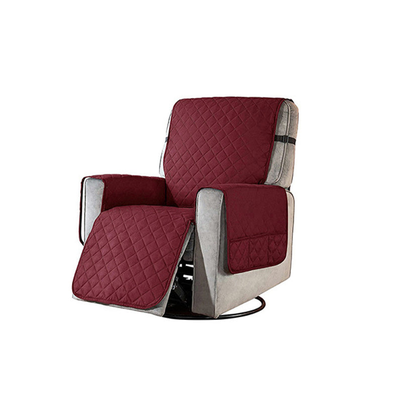 Havre de Confort | Housse de fauteuil inclinable douce universelle avec polaire matelassée confortable | Protecteur élégant pour une relaxation ultime