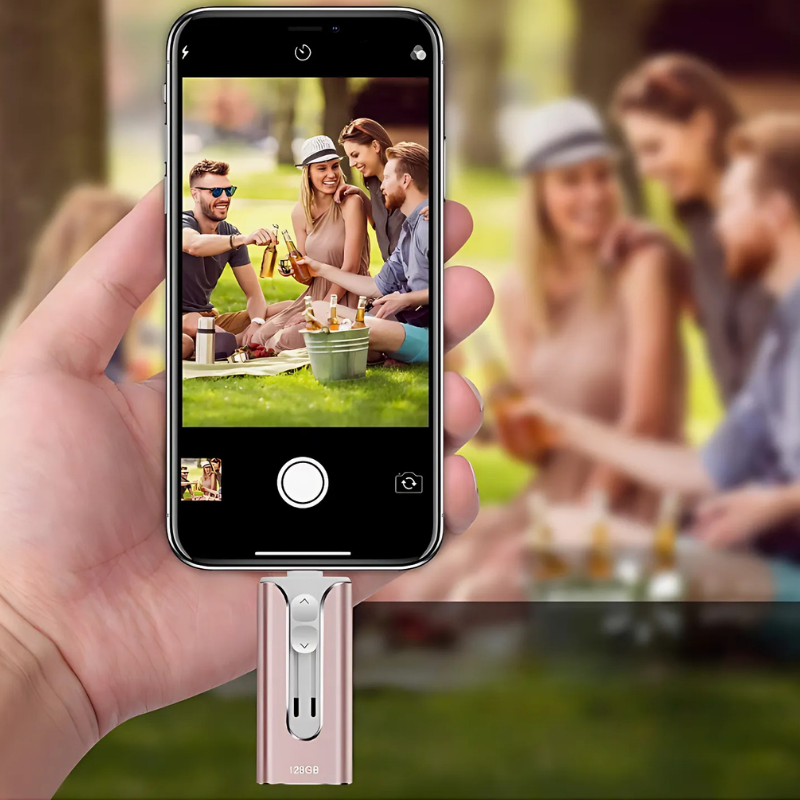 Clé USB pour iPhone et Android — stockage supplémentaire pour photos, vidéos et sauvegardes