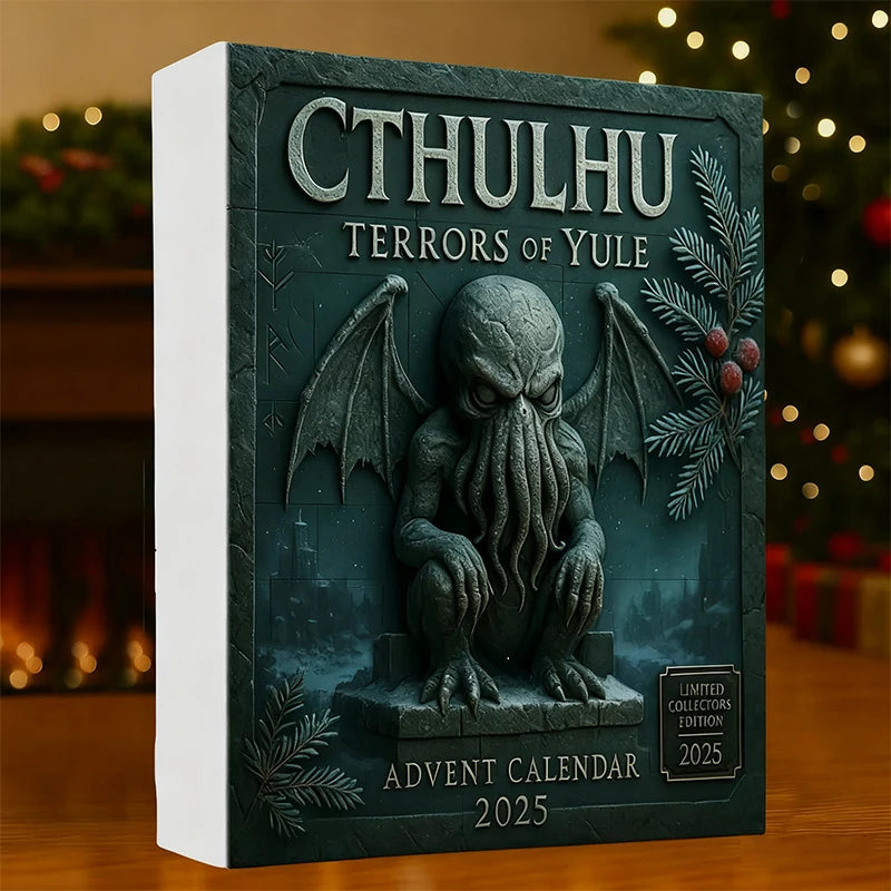 Calendrier de l’Avent d’horreur de Cthulhu | 24 décorations de Noël en acrylique