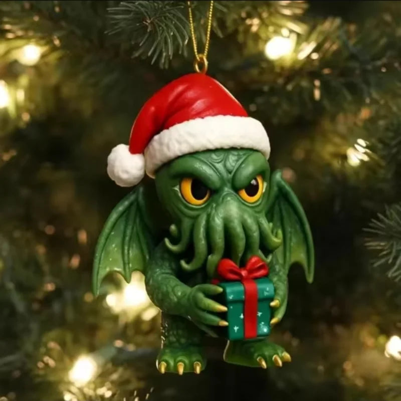 Calendrier de l’Avent d’horreur de Cthulhu | 24 décorations de Noël en acrylique