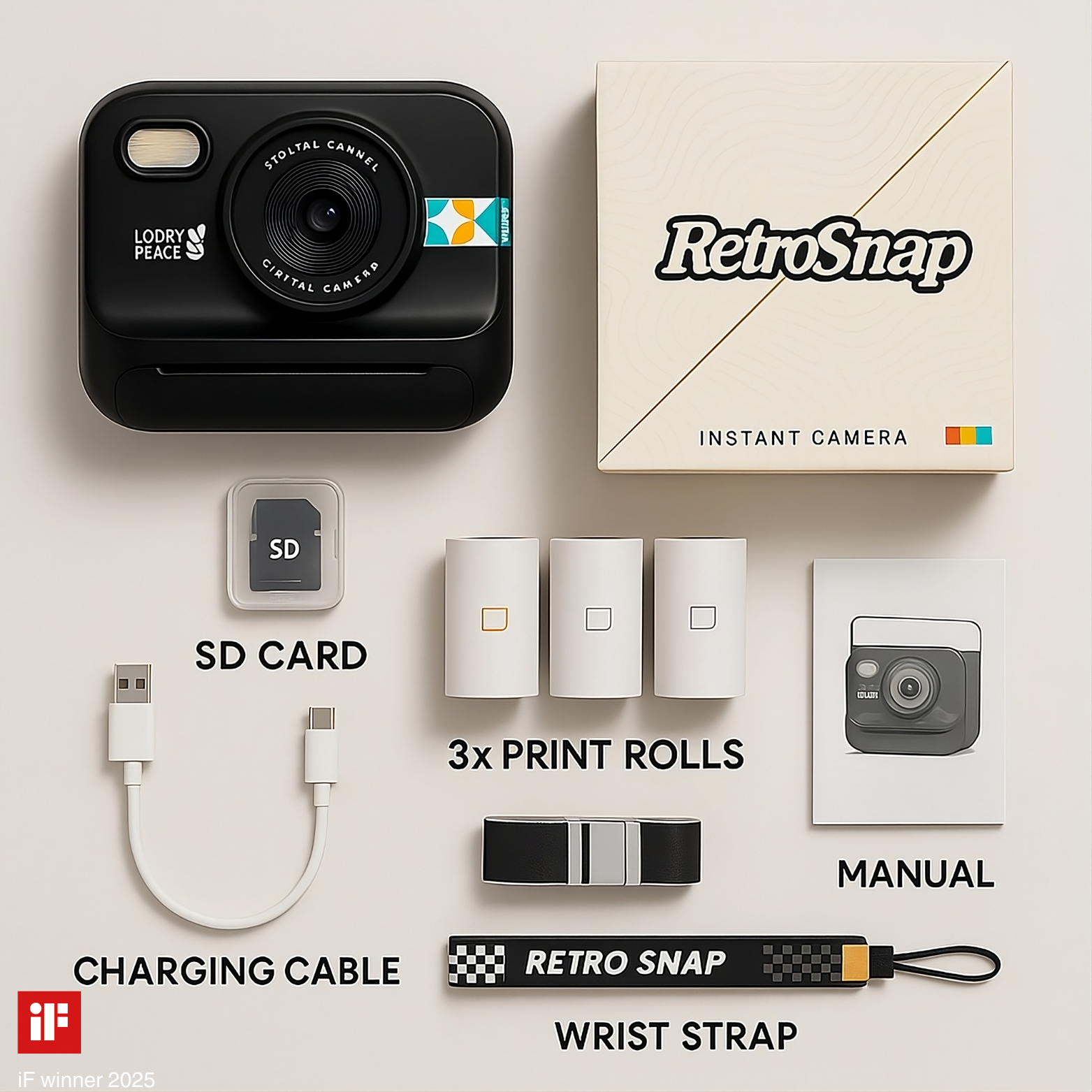 RetroSnap INSTANT™ – Capturez, Imprimez, Vivez l’Instant