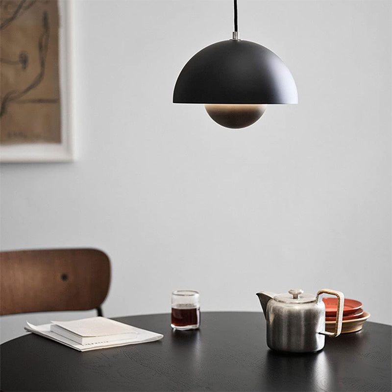 Lampe à suspension Keuken Kookeiland Bloempot Scandinavisch Ø 23 cm E26 Kleurrijk Verstelbaar Moderne | Sansotis