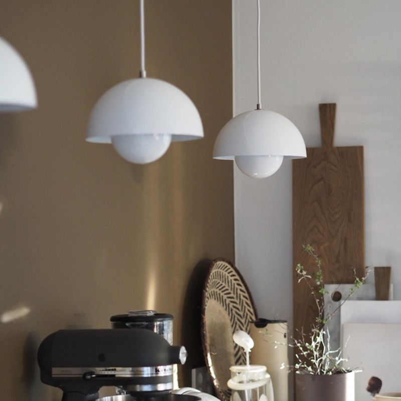 Lampe à suspension Keuken Kookeiland Bloempot Scandinavisch Ø 23 cm E26 Kleurrijk Verstelbaar Moderne | Sansotis