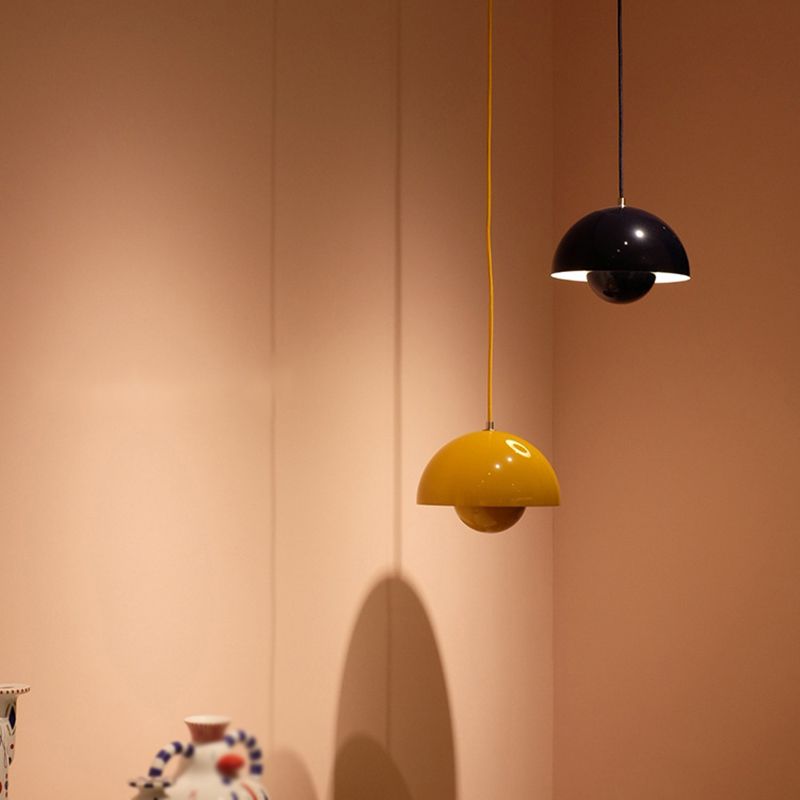 Lampe à suspension Keuken Kookeiland Bloempot Scandinavisch Ø 23 cm E26 Kleurrijk Verstelbaar Moderne | Sansotis