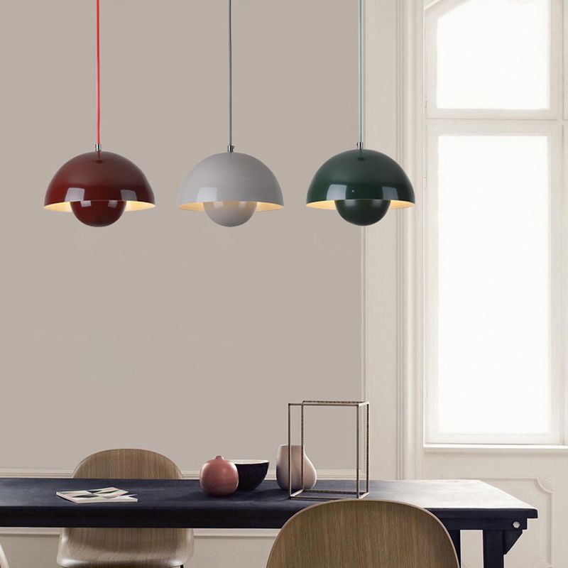 Lampe à suspension Keuken Kookeiland Bloempot Scandinavisch Ø 23 cm E26 Kleurrijk Verstelbaar Moderne | Sansotis
