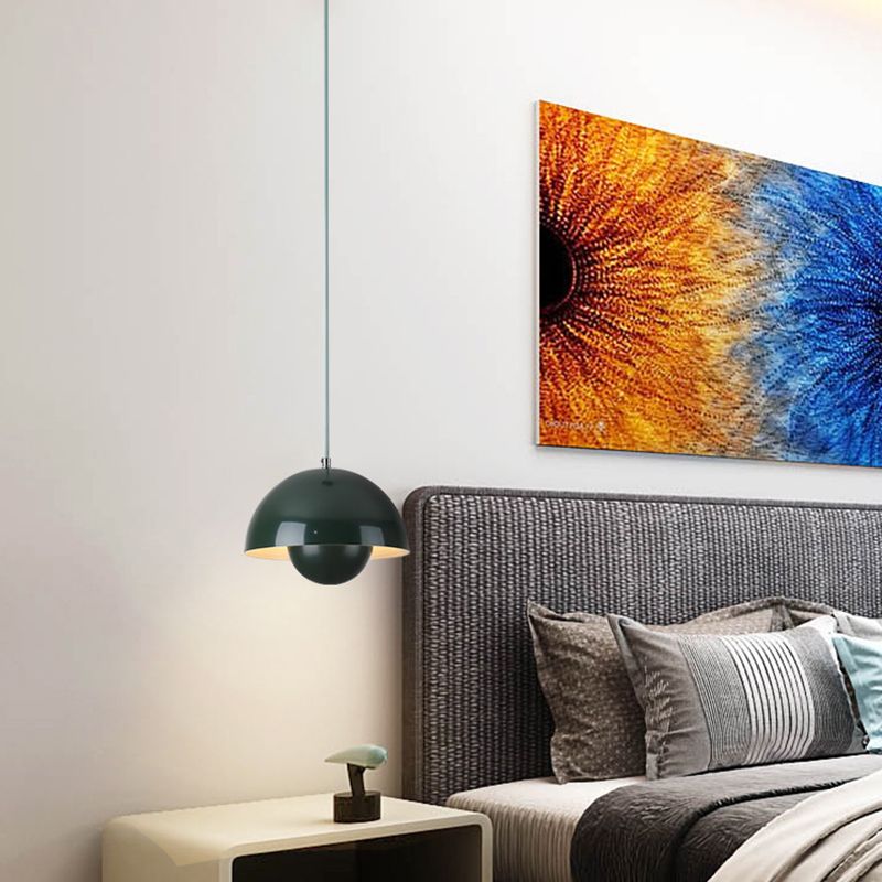 Lampe à suspension Keuken Kookeiland Bloempot Scandinavisch Ø 23 cm E26 Kleurrijk Verstelbaar Moderne | Sansotis